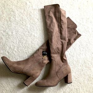 NWT - Taupe knee high boots!